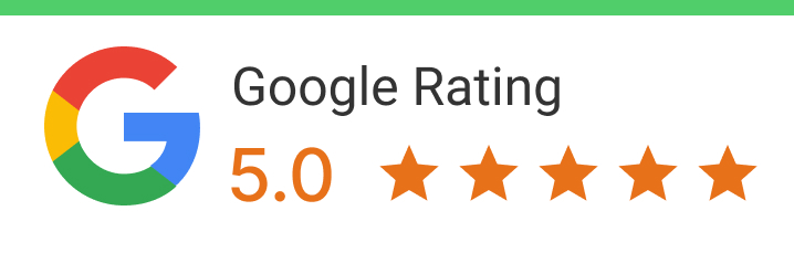 Google Rating 5.0 out of 5 stars