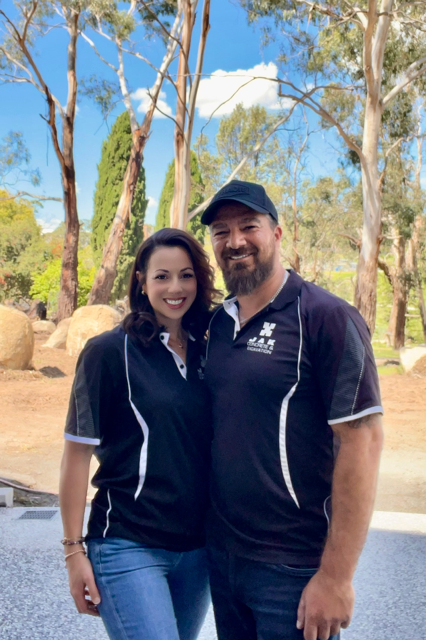 Adam and Nancy, founders of JAK Concrete & Excavation